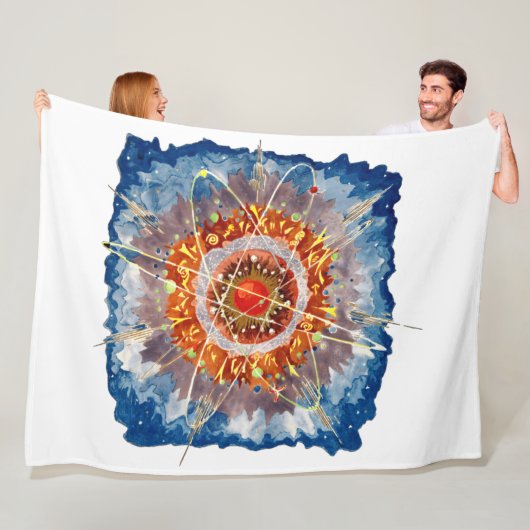 アルプス建築の有名なアートポスター フリースブランケット (インサイチュ)