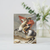 アルプス横断ナポレオン – ジャック – ルイ・ダビデ ポストカード (スタンド正面)