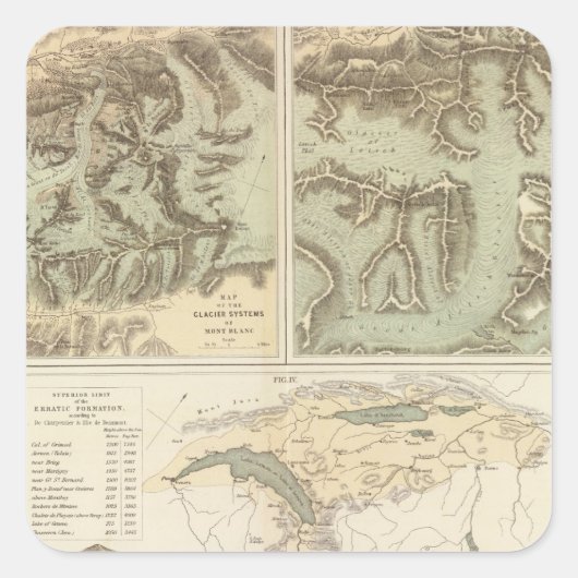 アルプス氷河システム スクエアシール (正面)