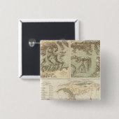 アルプス氷河系 缶バッジ (正面&裏面)