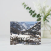 アルプス葉書に美しい雪イタリアンのユラズ ポストカード (スタンド正面)
