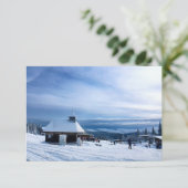アルプス雪山のチャペル サンキューカード (スタンド正面)