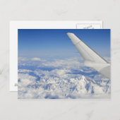アルプス飛んでいるの上に飛フランスの行する翼 ポストカード (正面/裏面)