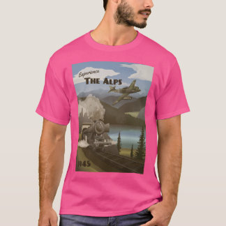 アルプス1945 – マウンテンビスタ旅行ポスター Tシャツ