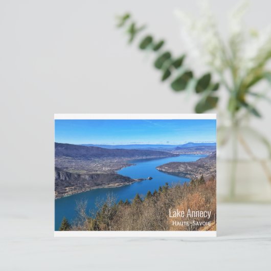 アルプス・オーテ・サヴォイ・レイク・アヌシーフランスの ポストカード (スタンド正面)