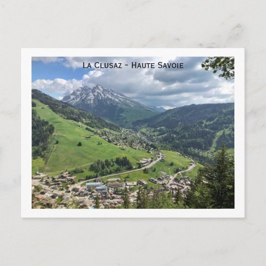 アルプス・オート・サヴォワフランスのー ポストカード (正面)