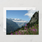 アルプス – スイス ポストカード (正面/裏面)