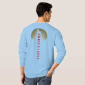 アルプス |メンズ長袖 Tシャツ (裏面フル)