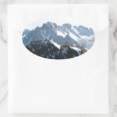 アルプス – 壮大！ 楕円形シール (バッグ)