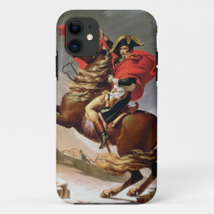 アルプス、c.1800 (キャンバスの油)を交差させているナポレオン iPhone 11 ケース