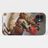 アルプス、c.1800 (キャンバスの油)を交差させているナポレオン Case-Mate iPhoneケース (裏面(横))