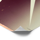 アルプバッハのオーストリアのスキー旅行ポスター ポスター (角)