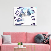 アルプフランスのス キャンバスプリント (インサイチュ (リビング))