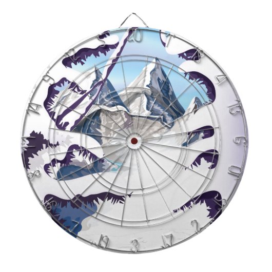 アルプフランスのス ダーツボード (正面)