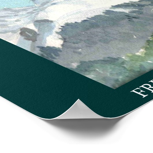 アルプフランスのス ポスター (角)