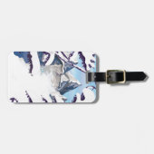 アルプフランスのス ラゲッジタグ (正面横)