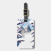 アルプフランスのス ラゲッジタグ (正面縦)