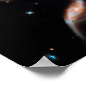 アルプ273バラ銀河 ハッブル宇宙写真 ポスター (角)