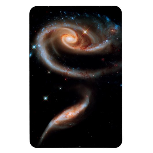 アルプ273バラ銀河 ハッブル宇宙写真 マグネット (縦)