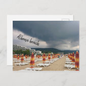 アルベナビーチブルガリア葉書 ポストカード (正面/裏面)