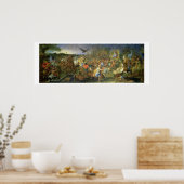 アルベラの戦い(またはガウガメラ) 331紀元前, c.1673 ポスター (キッチン)