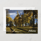 アルベルタの秋の午後 ポストカード (正面/裏面)