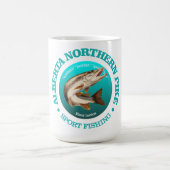 アルベルタパイク魚釣り コーヒーマグカップ (中央)