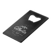 アルベルタ山脈は私がダークモノ行かなければならないと呼んでいる クレジットカード栓抜き (正面アングル)