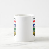 アルベルタ州旗の大きなマグカップ コーヒーマグカップ (中央)
