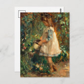 アルベルティーヌの庭 | アルバート・ロエロフス ポストカード (正面/裏面)