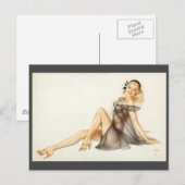 アルベルトヴァルガスヴィンテージピンアップ ポストカード (正面/裏面)