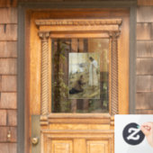 アルベルト・エーデルフェルト - キリストとマグダラのマリア ウィンドウサイン (ホームデコレーション)