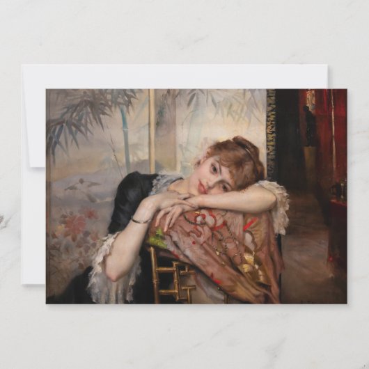 アルベルト・エーデルフェルト – ザパリジェンヌ/ヴァージニア サンキューカード (正面)