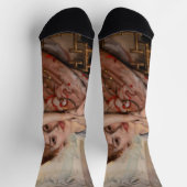 アルベルト・エーデルフェルト – ザパリジェンヌ/ヴァージニア ソックス (上部)