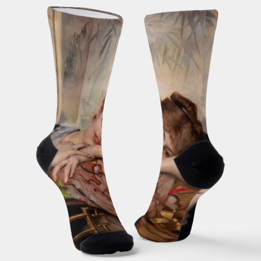 アルベルト・エーデルフェルト – ザパリジェンヌ/ヴァージニア ソックス (傾斜あり)