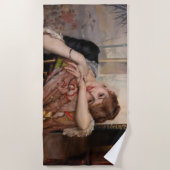 アルベルト・エーデルフェルト – ザパリジェンヌ/ヴァージニア ビーチタオル (正面)