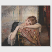 アルベルト・エーデルフェルト – ザパリジェンヌ/ヴァージニア ラッピングペーパー (フラット)