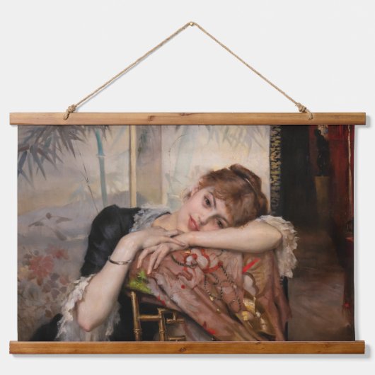 アルベルト・エーデルフェルト – ザパリジェンヌ/ヴァージニア 吊り下げ型タペストリー (正面)