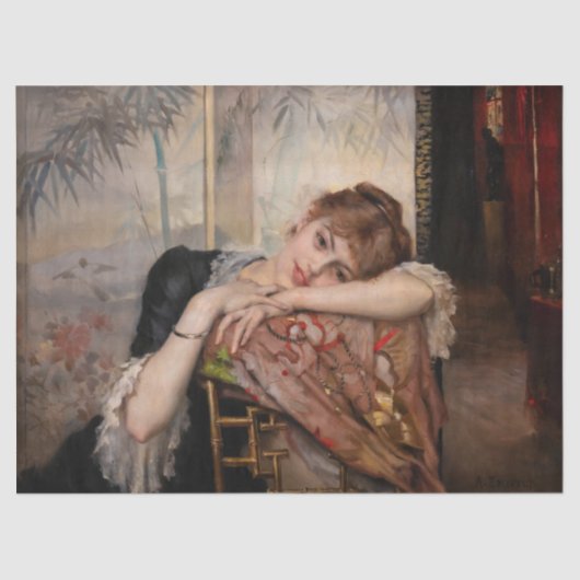 アルベルト・エーデルフェルト – ザパリジェンヌ/ヴァージニア 薄葉紙 (正面)