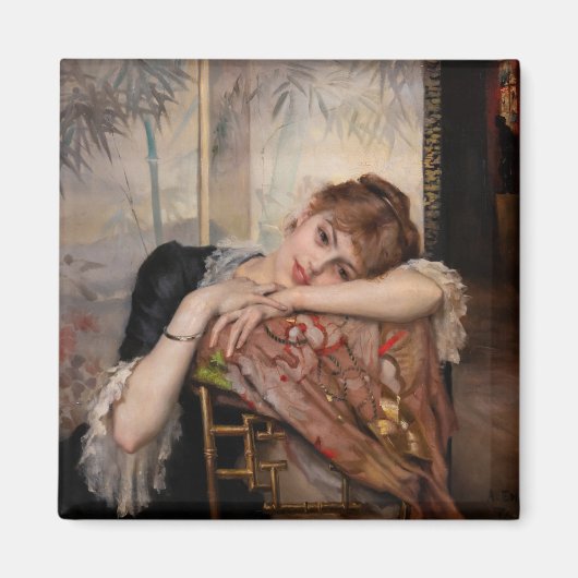 アルベルト・エーデルフェルト - パリジェンヌ / ヴァージニー マグネット (正面)