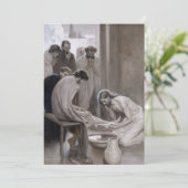 アルベルト・エーデルフェルト - 弟子たちの足を洗うイエス 招待状 (スタンド正面)