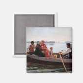 アルベルト・エーデルフェルト - 洗礼式へ行く マグネット (正面/裏面)