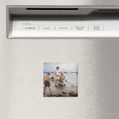 アルベルト・エーデルフェルト - 浜辺で遊ぶ少年たち マグネット (インサイチュ (食洗機))