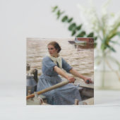 アルベルト・エーデルフェルト - 牛乳配達の少女 サンキューカード (スタンド正面)