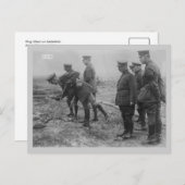 アルベール王が戦場で第二次世界大戦1 ポストカード (正面/裏面)