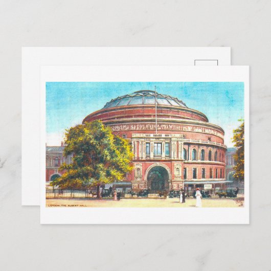 アルベール王室のホールロンドンヴィンテージはがき ポストカード (正面/裏面)