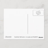 アルベール王室のホールロンドン ポストカード (裏面)