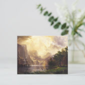 アルベール・ビエルシュタット山のグリーティングカード ポストカード (スタンド正面)