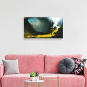 アルベール・ビエルシュタット・ストーム・イン・ザ・マウンテンズ キャンバスプリント (インサイチュ (リビング))