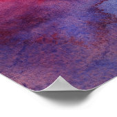 アルペギ水彩画プリントポスター ポスター (角)